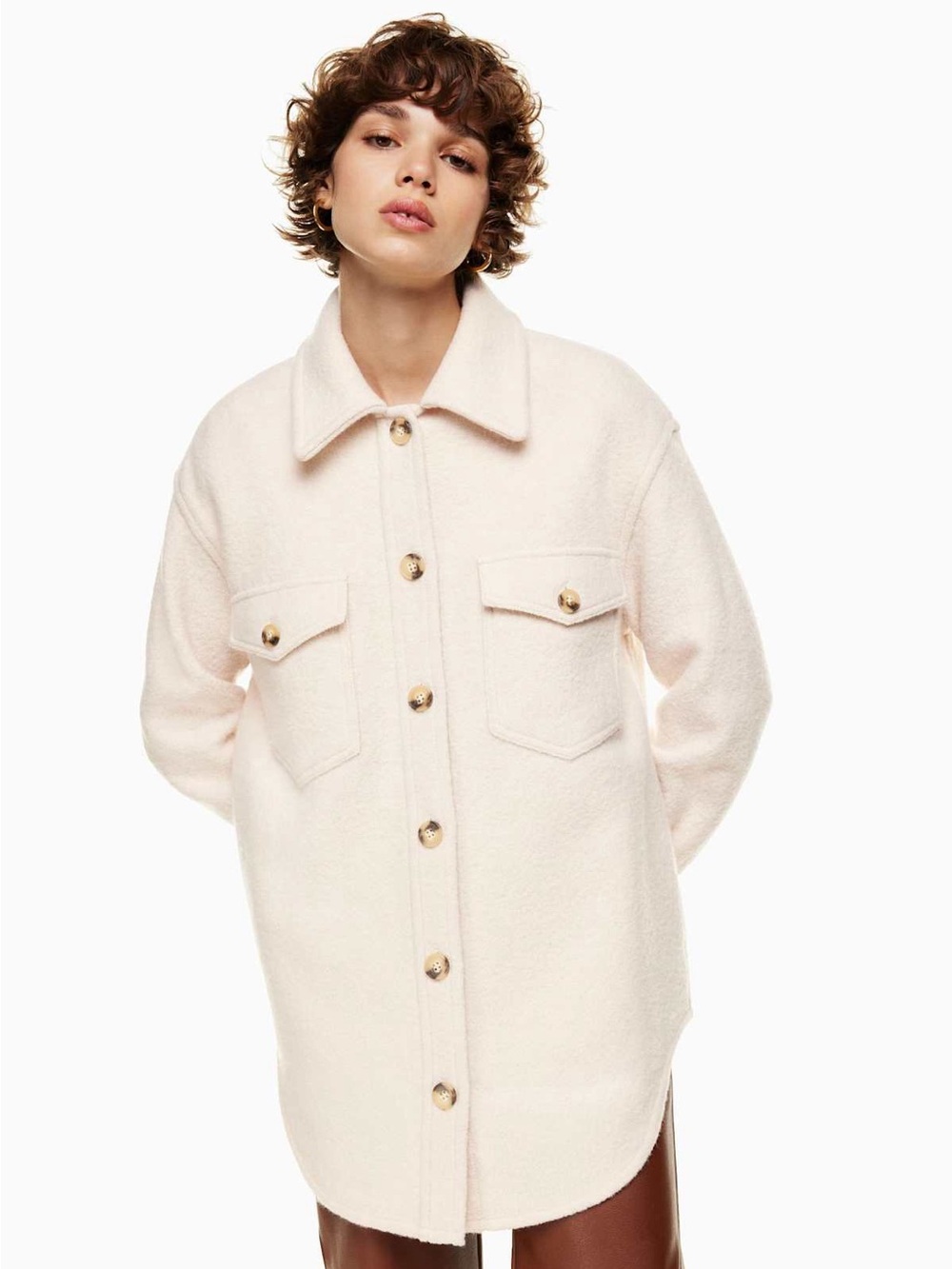 Aritzia Wilfred Free The Ganna™ Shirt Jacket Size Small